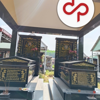 Mẫu Mộ Đá Hoa Cương Đôi - Biểu Tượng Gắn Kết Vĩnh Cửu