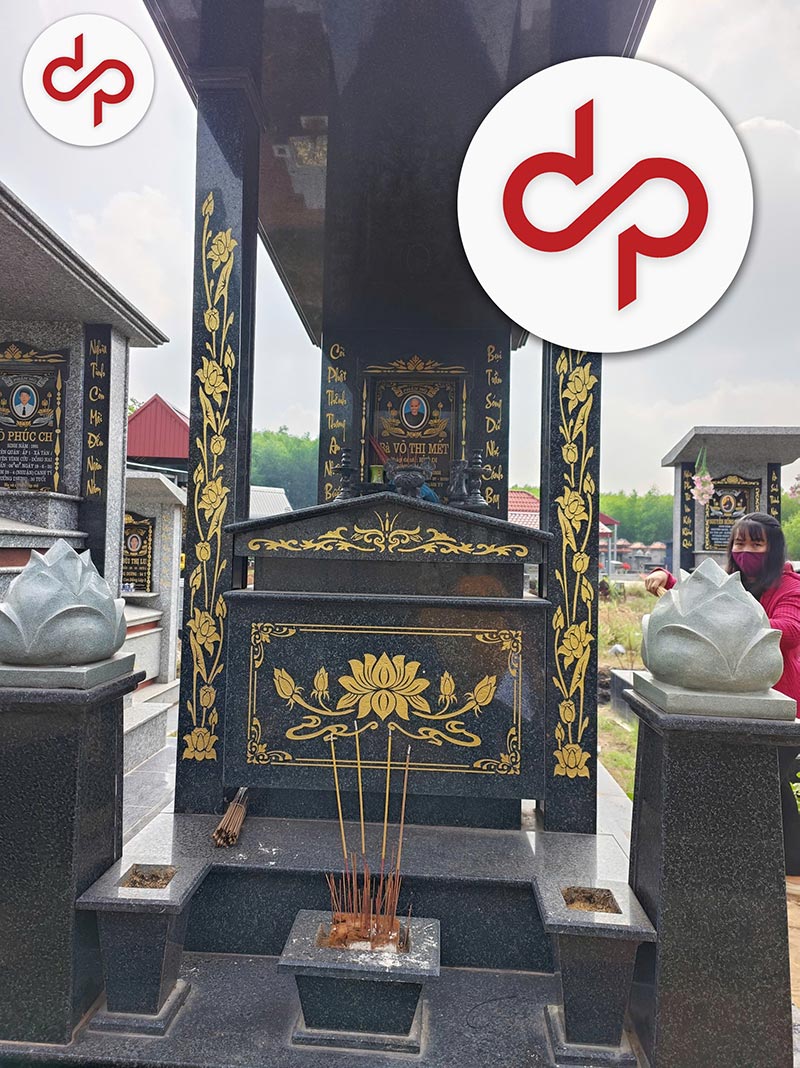 Mẫu bia mộ đá hoa cương đẹp