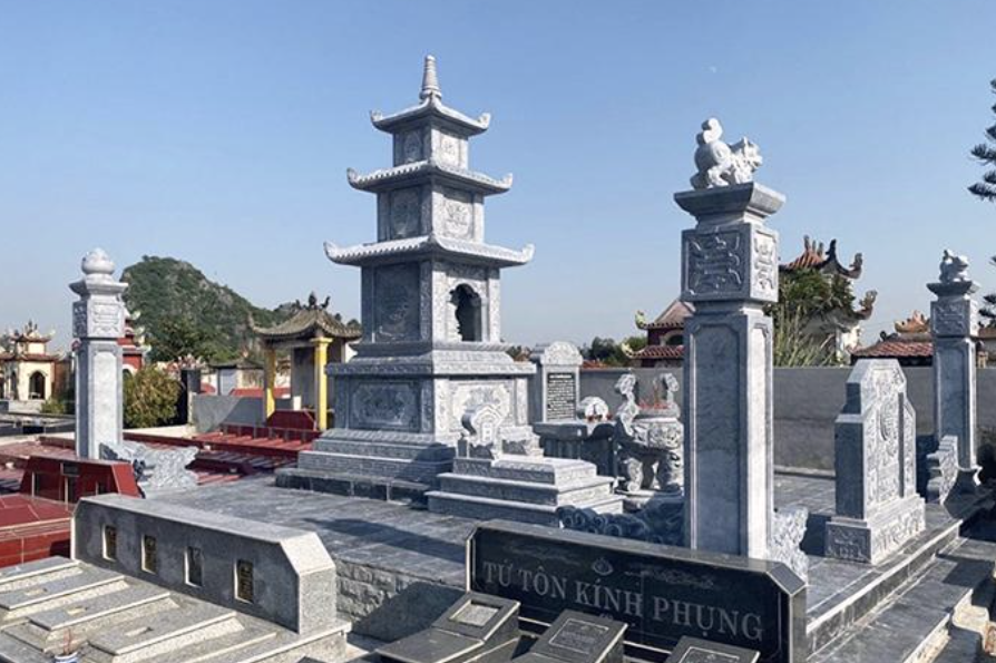 mộ đá phật giáo đẹp