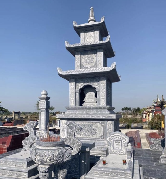 mộ đá phật giáo đẹp