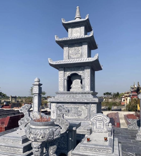 mộ đá phật giáo đẹp